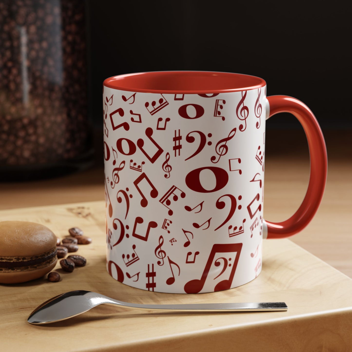 Musical Accent Mug - Perfect for Music Lovers, Gifts for Musicians, Coffee Lover's Essential, Singing Inspiration, Music-Themed [...]
