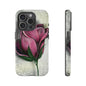 Rose Phone Case – Tough Cases, Floral Phone Cover, Gift for Her, Minimalist Design, Nature Lover's Accessory, Birthday Gift Idea