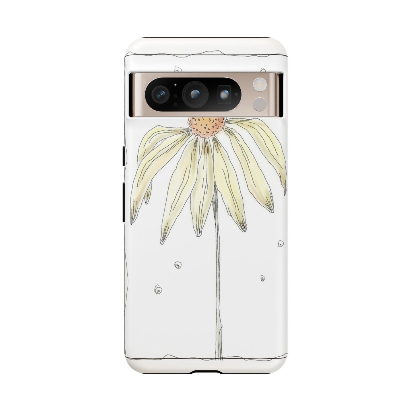 Flower Phone Case with Delicate Design, Tough Phone Cover, Nature Lover Gift, Floral Tech Accessory, Stylish Phone Protection