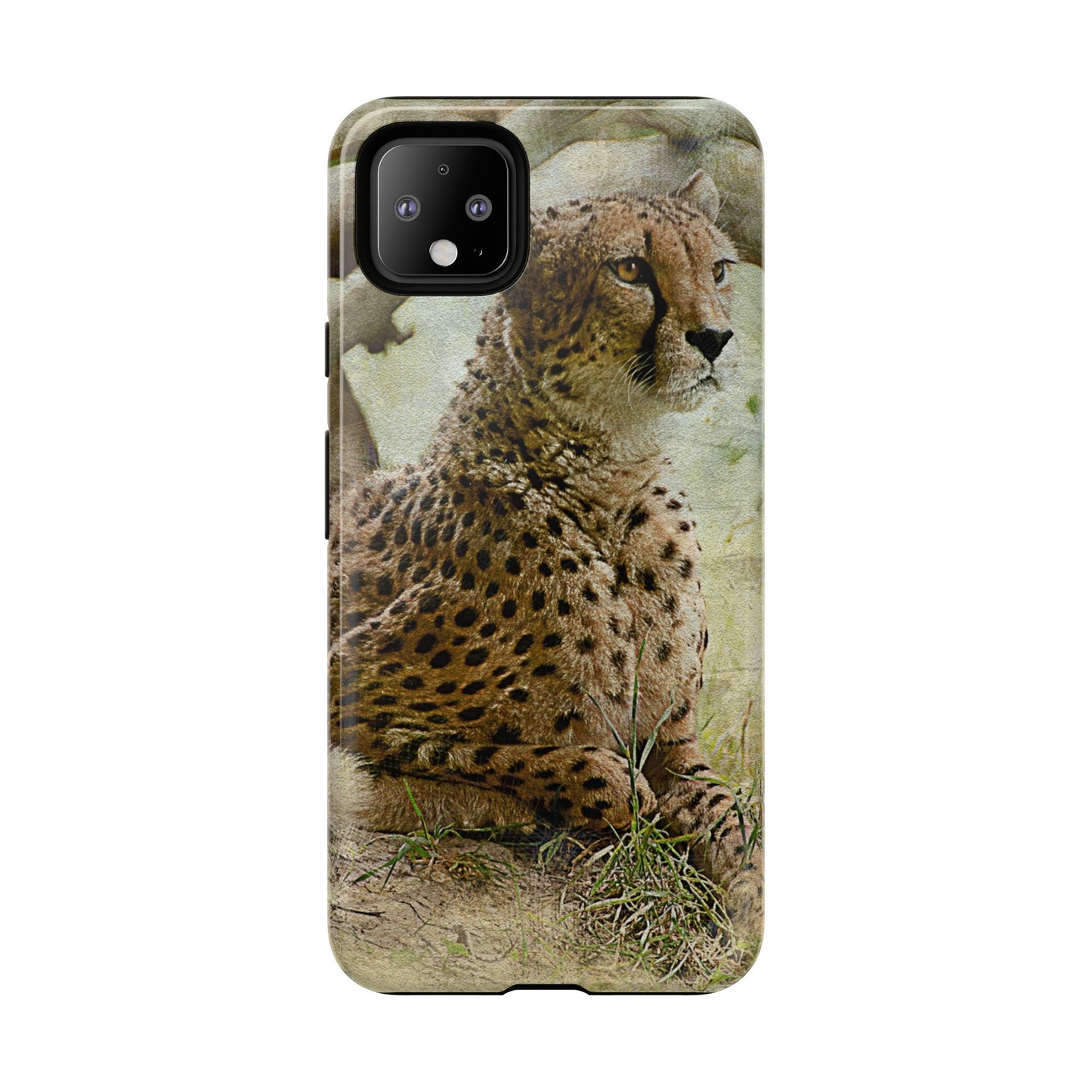 Cheetah Phone Case, Tough Cases, Animal Lover Gift, Wildlife Protection, Eco-Friendly Mobile Cover, Unique Phone Accessory