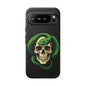 Skull & Snake Phone Case | Tough Cases, Protective Cover, Edgy Phone Accessories, Gothic Gift, Halloween Decor