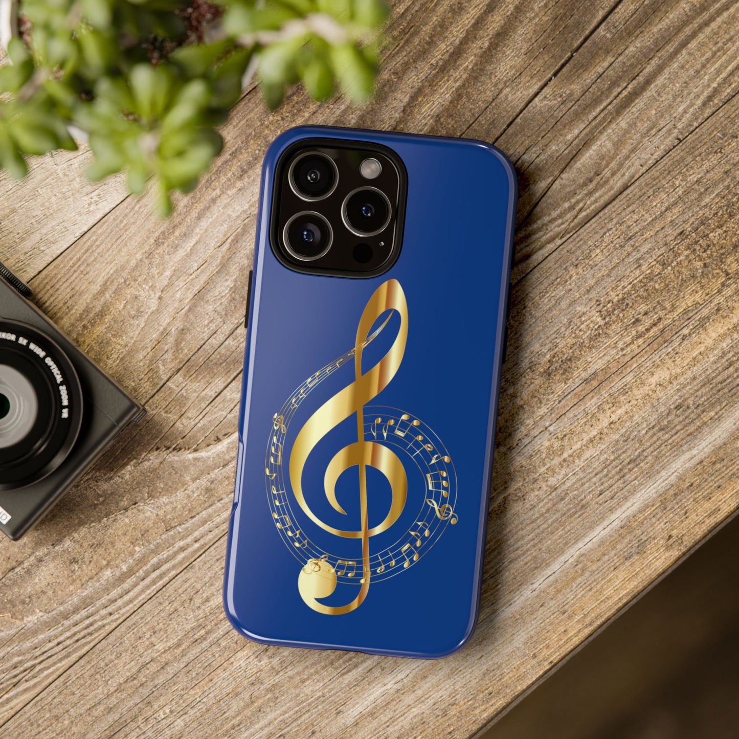 Tough Cases Blue and Gold Musical Note