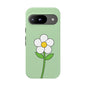 Floral Phone Case - Tough Cases for Nature Lovers, Cute Green Flower Design, iPhone Cover, Gift for Her, Spring Accessories