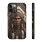 Native American Art Phone Case, Strong Culture Design, Unique Gift for Him or Her, Tough Cases, Customizable Protector, Tribal Style