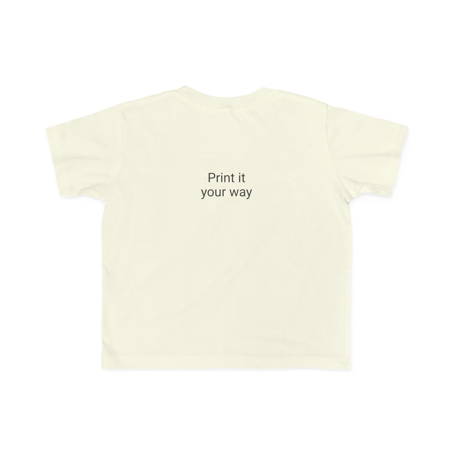 Colorful Toddler Tee - Perfect for Back to School, Kids' Birthday Gift, Playdates, Everyday Wear, Print Your Way