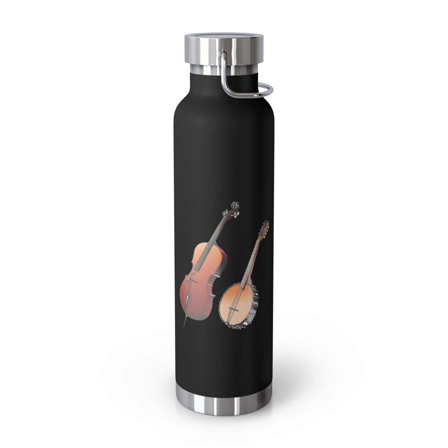 Musical Instruments Water Bottle | Copper Vacuum Insulated Bottle | Gift for Musicians, Music Lovers, Durable Travel Mug, Concert [...]