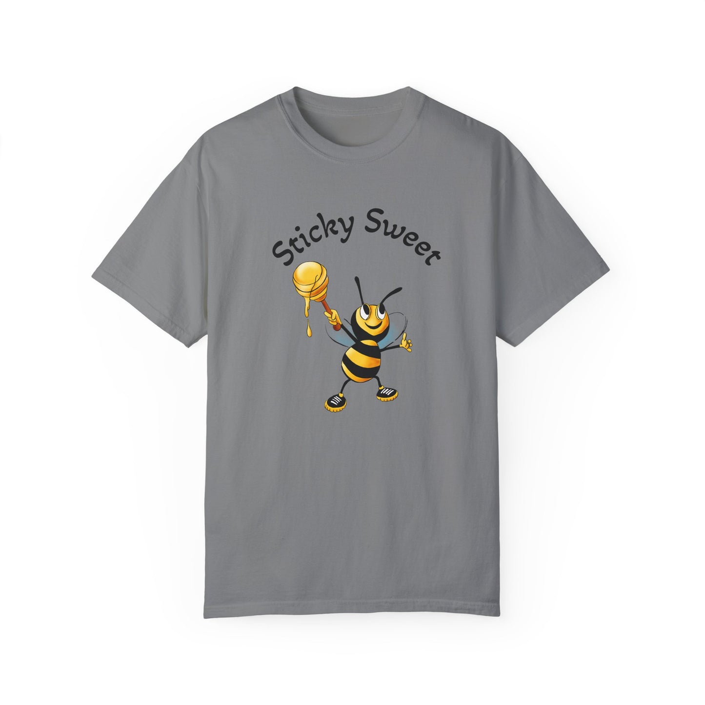 Bee-Themed Unisex T-Shirt - "Sticky Sweet" Graphic