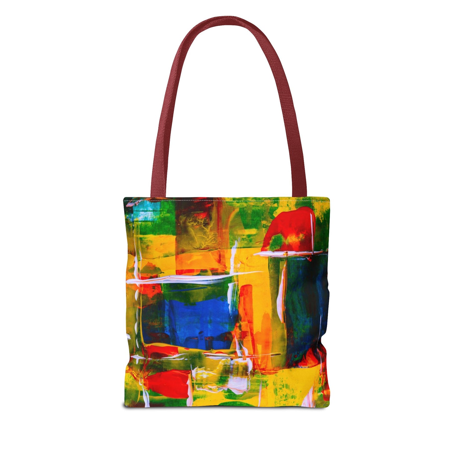 Vibrant Art Tote Bag, Colorful Shopping Bag, Summer Tote, Beach Bag