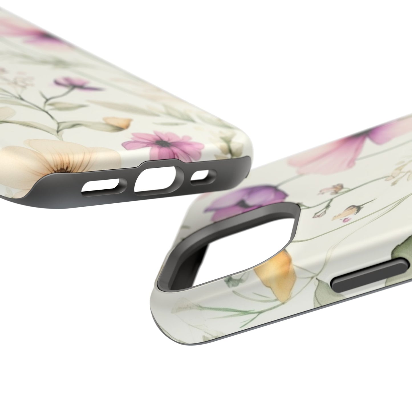 Floral Watercolor Magnetic Impact-Resistant Phone Case