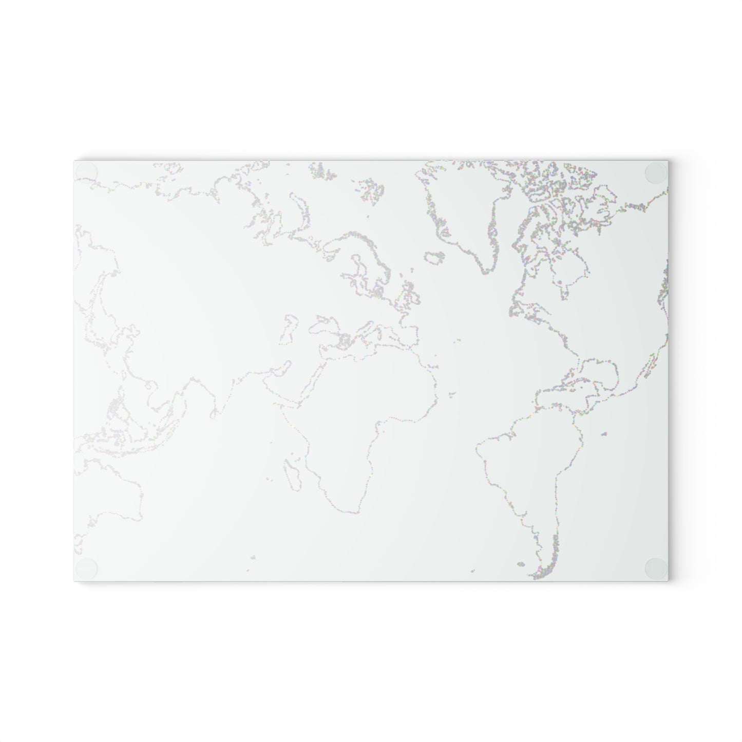 World Map Glass Cutting Board, Kitchen Decor, Unique Gift, Culinary Accessory, Home Cooking, Travel Enthusiast Gift