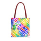 Colorful Abstract Tote Bag, Beach Bag, Shopping Bag, Summer Accessory
