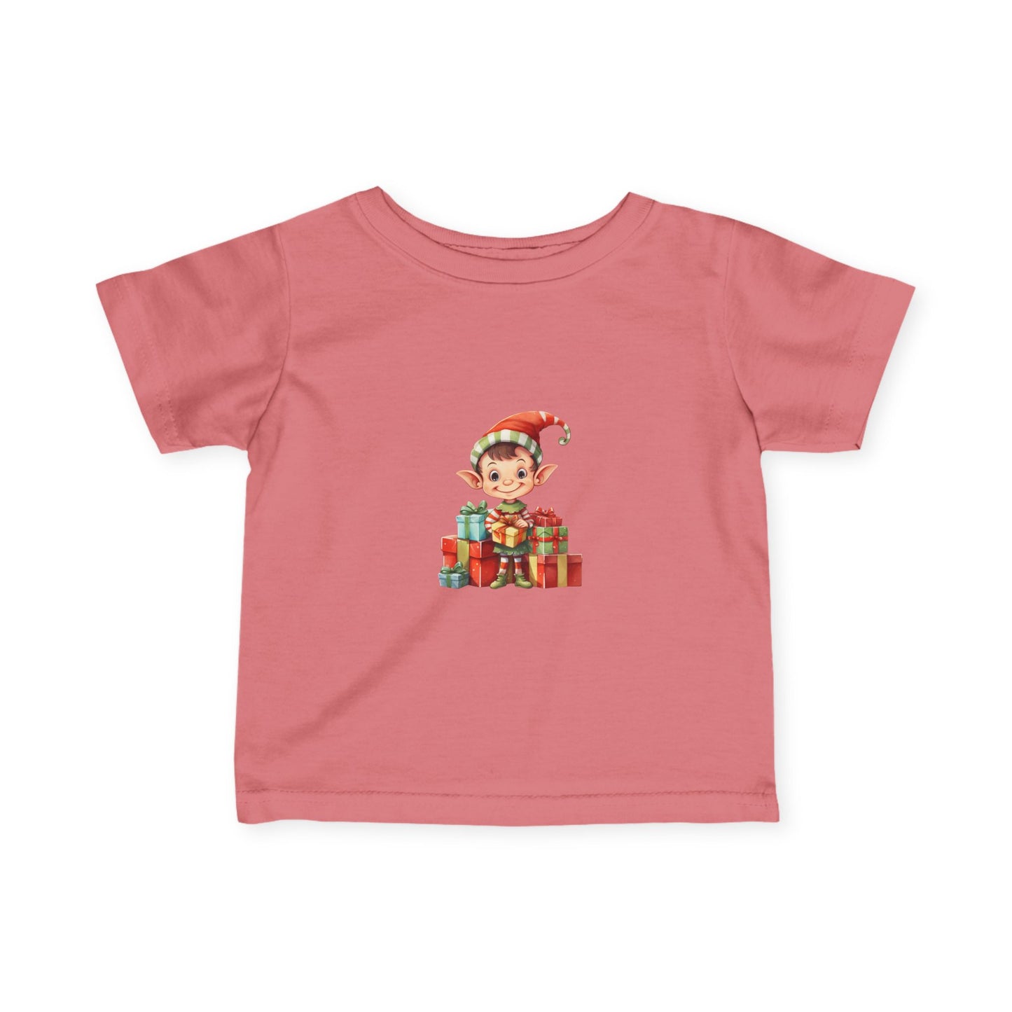 Christmas Elf Infant Tee, Cute Christmas Gift, Baby Holiday Outfit, Toddler Christmas Shirt, Kids Winter Apparel