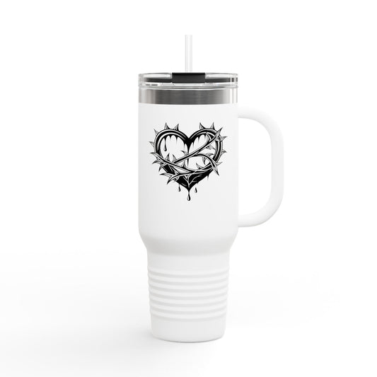 Chic Insulated Travel Mug, 40oz - Perfect for Coffee Lovers, Gifts, Road Trips, Outdoor Adventures, Unique Designs