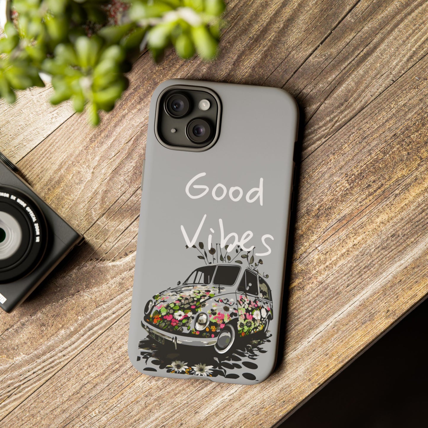 Floral Phone Case | Good Vibes, Phone Accessories, Gift for Her, Trendy Tech, Summer Vibes, Birthday Gift