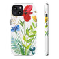 Floral Watercolor Tough Phone Case — Wildflower Bouquet Protective Cover
