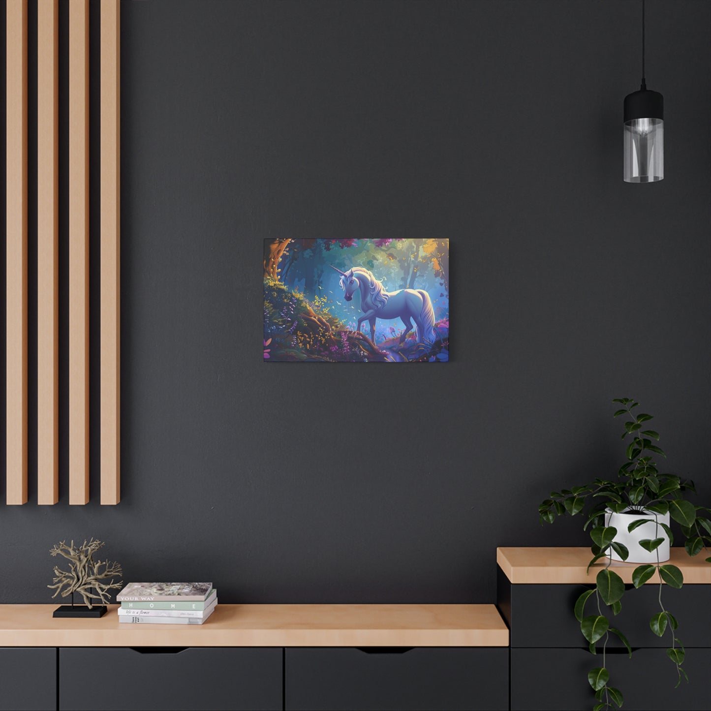 Matte Canvas, Stretched, 1.25" - Unicorn