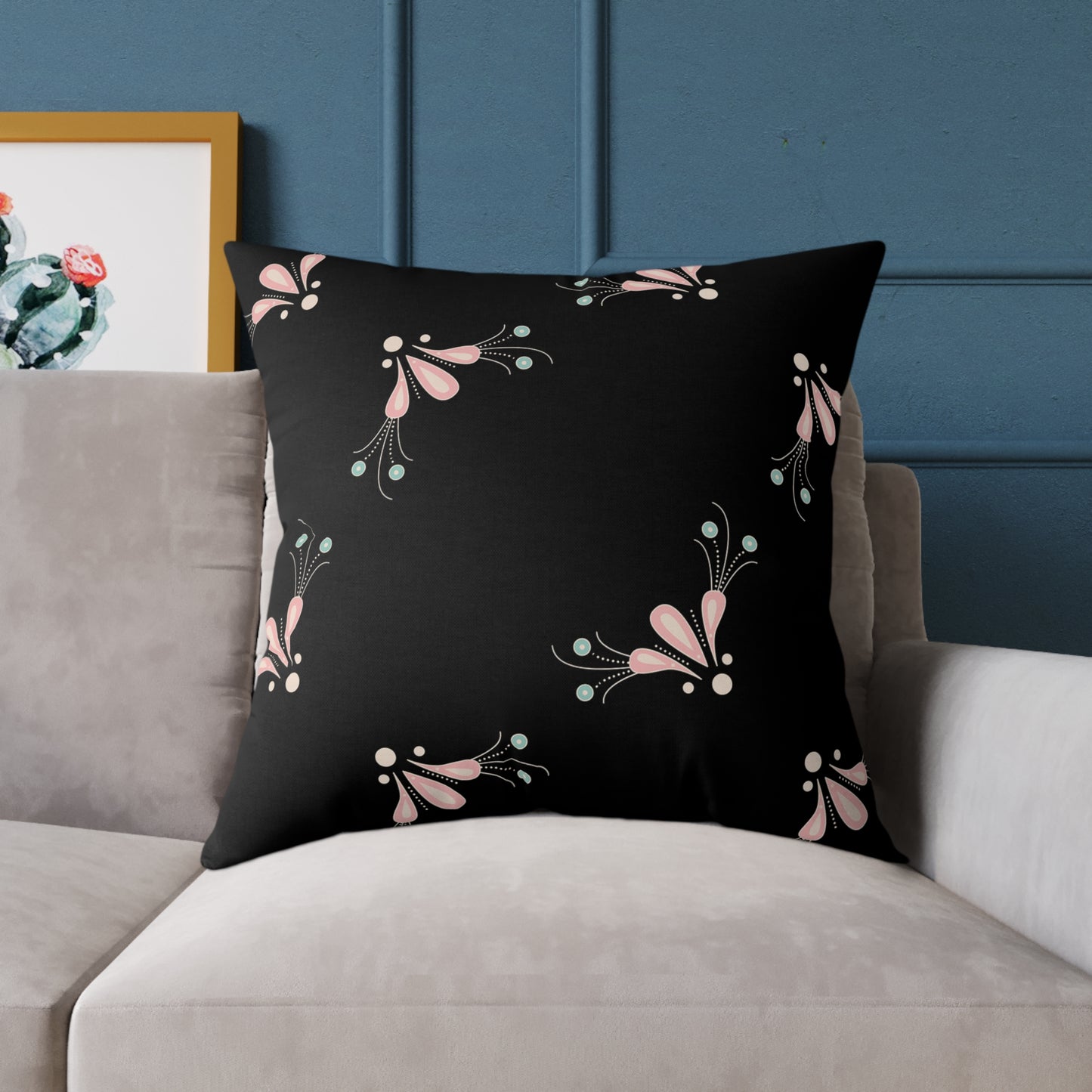 Floral Square Pillow for Cozy Home Decor, Modern Throw Cushion, Living Room Accent, Perfect Gift for Friends or Family, Decorative [...]