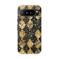 Elegant Gold & Black Phone Case for Tough Protection