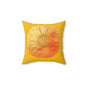 Sunflower Decorative Pillow, Bright Yellow Floral Cushion, Home Décor, Living Room Accent, Gift for Garden Lovers, Spring Decor