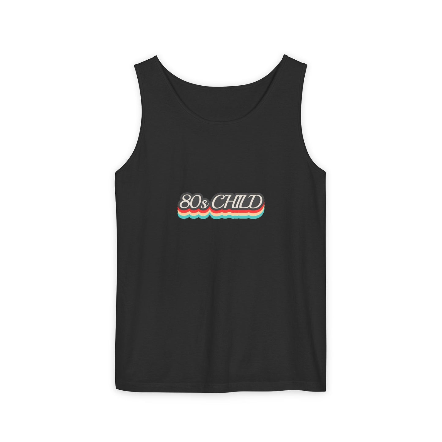 80s Child Unisex Tank Top | Retro Summer Wear, Vintage Style Shirt, Gift for 80s Lovers, Bohemian Fashion, Nostalgic Apparel