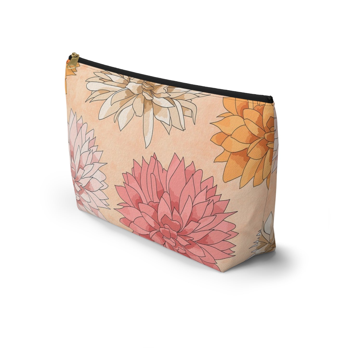Floral Accessory Pouch - Versatile Cosmetic Bag, Travel Organizer, Gift for Her, Makeup Storage, Stylish Pencil Case