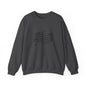 Music Notes Crewneck Sweatshirt – Minimal Sheet Music Design