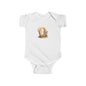 Cute Animal Themed Infant Bodysuit Letter O, Adorable Baby Outfit, Birthday Gift, Baby Shower Present, Newborn Clothes, Holiday Gift