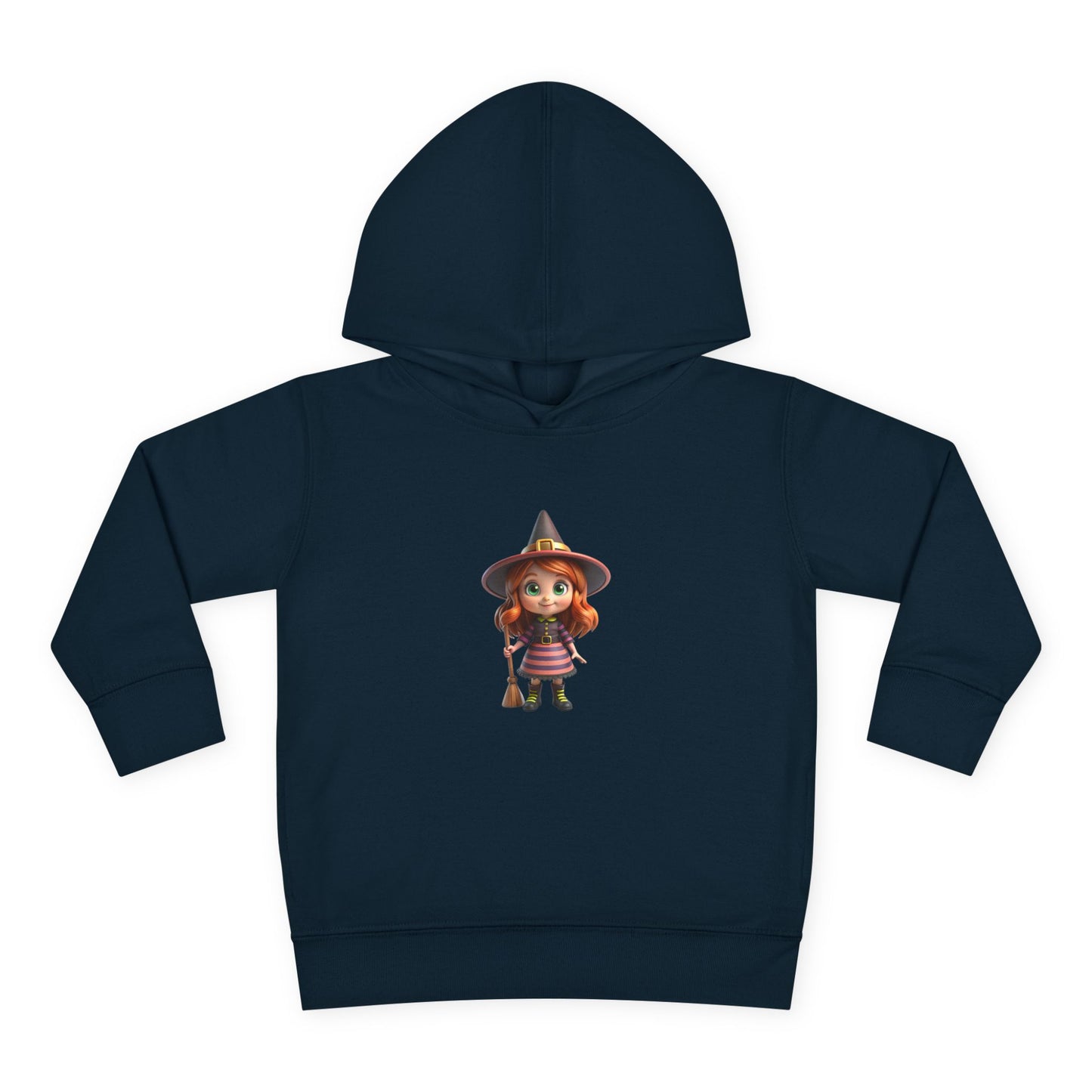 Toddler Witch Fleece Hoodie, Cute Kids Pullover, Halloween Costume, Cozy Toddler Apparel, Spooky Season Gear, Gift for Little Ones