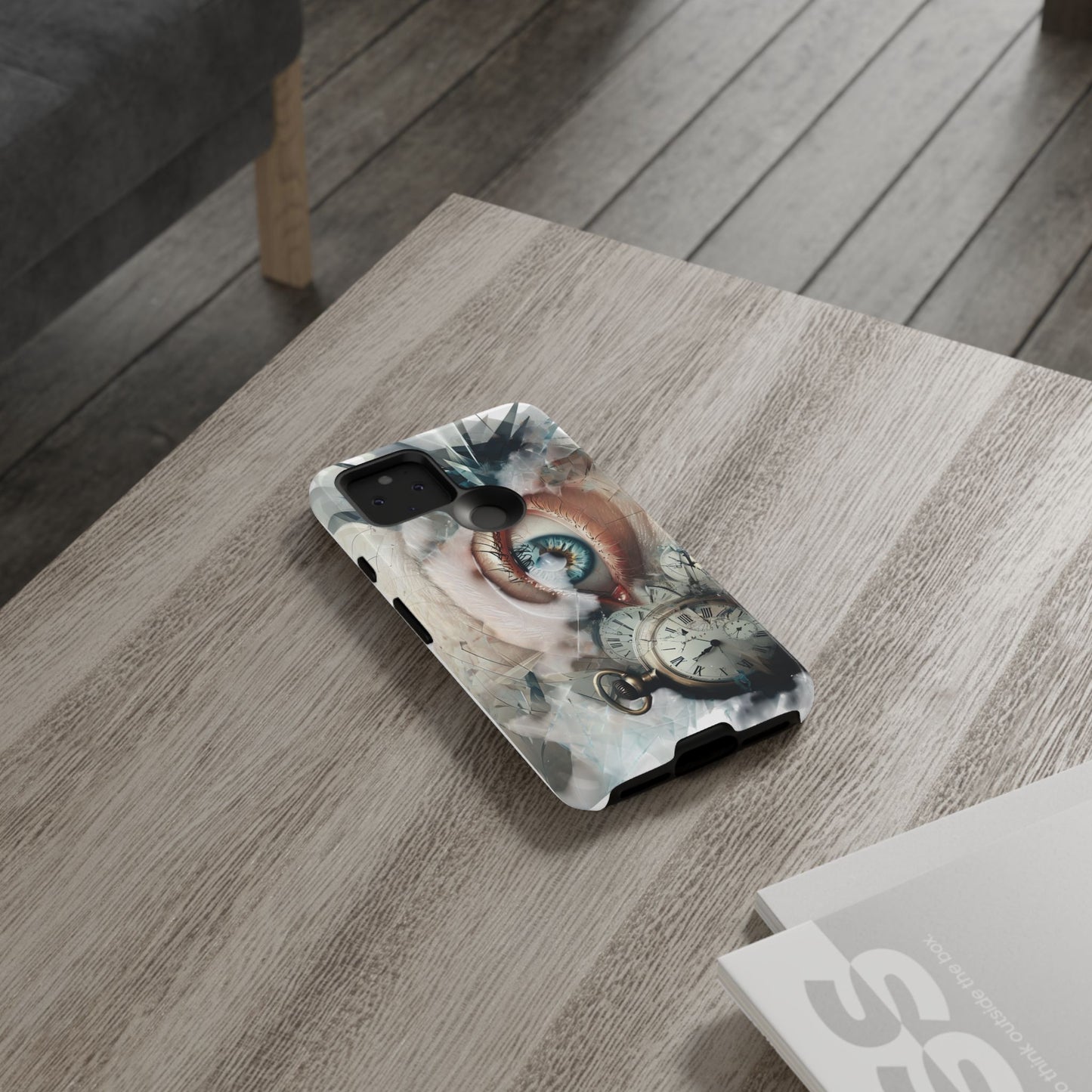 Artistic Eye Phone Case, Unique Smartphone Cover, Whimsical Gift for Art Lovers, Trendy Tech Accessory, Birthday Present, Holiday Gift