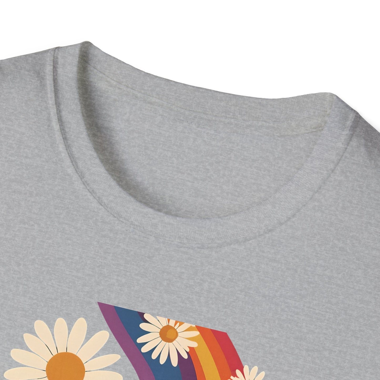 Good Vibes Unisex Softstyle T-Shirt, Retro Sunshine Tee, Positive Energy Shirt, Festival Apparel, Gift for Friends