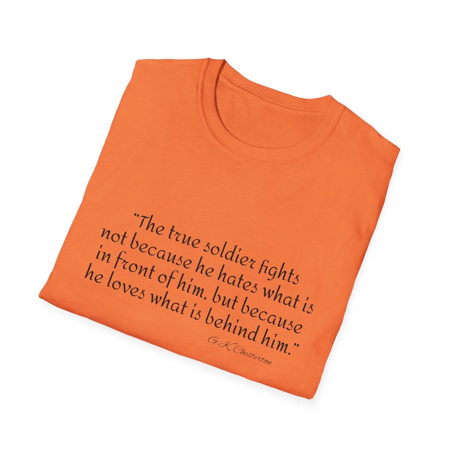 Inspirational Unisex T-Shirt, Gift for Soldiers