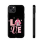 Love Gnome Phone Case — Cute Pink Heart Valentines Protective Case