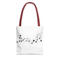 Musical Notes Tote Bag | Perfect for Music Lovers, Eco-Friendly Shopping