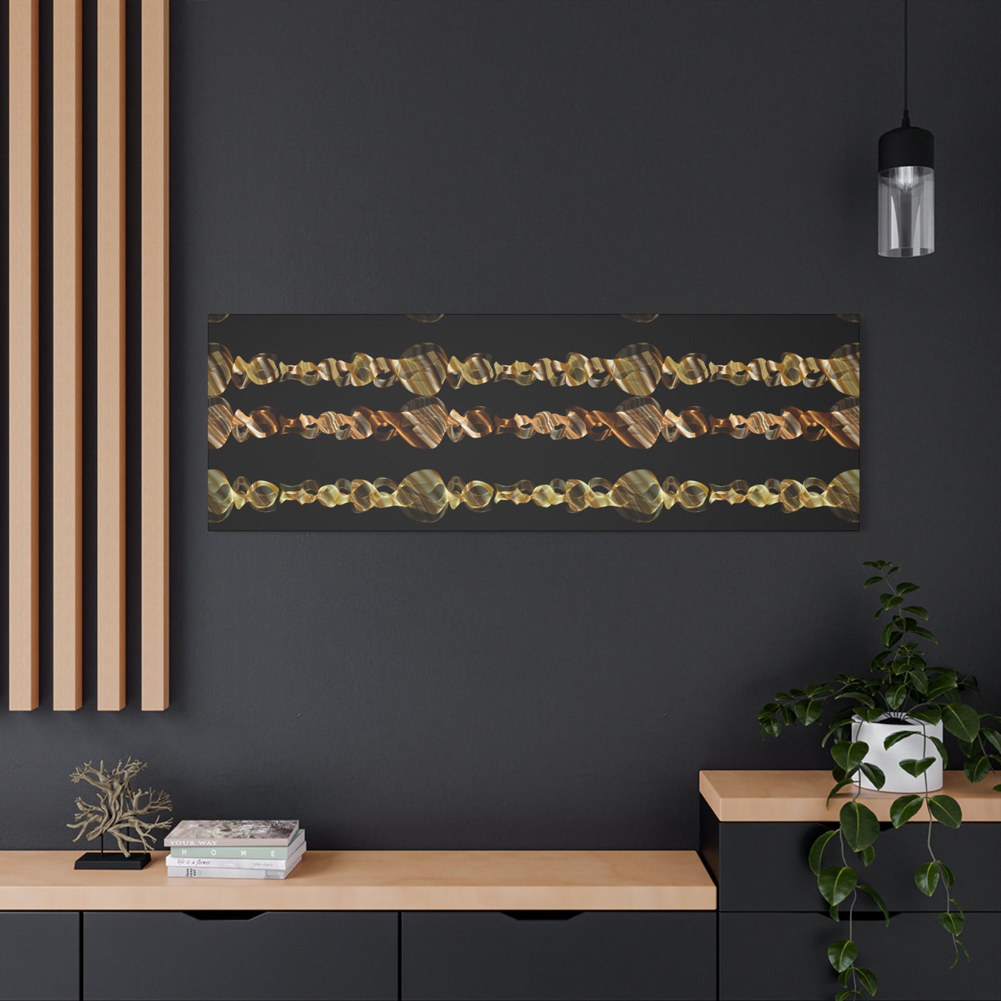 Artistic Canvas Gold and Black
