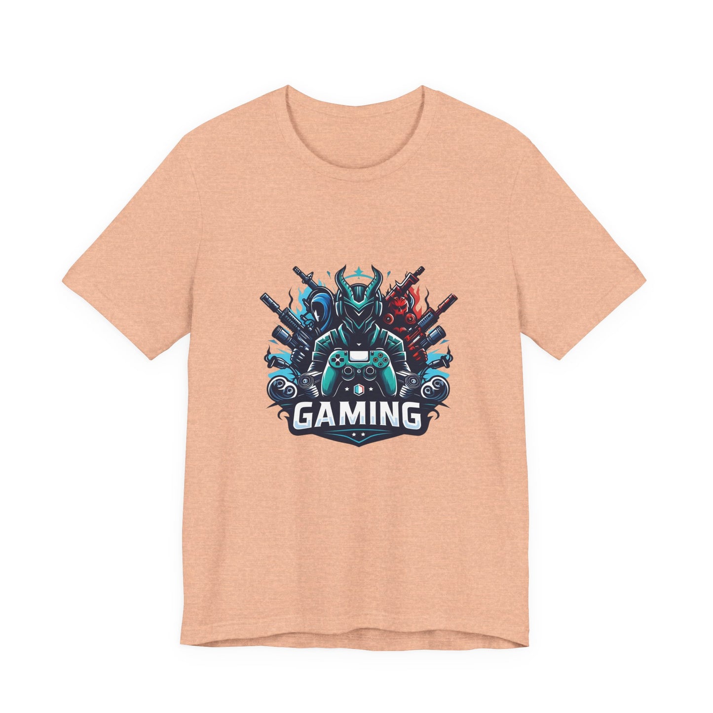 Gaming Controller Emblem Tee — Esports Gamer Graphic T-Shirt