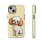 Cute Dog Phone Case, Pet Lover Gift, Custom Phone Cover, Cartoon Dog Case, Durable Phone Accessory