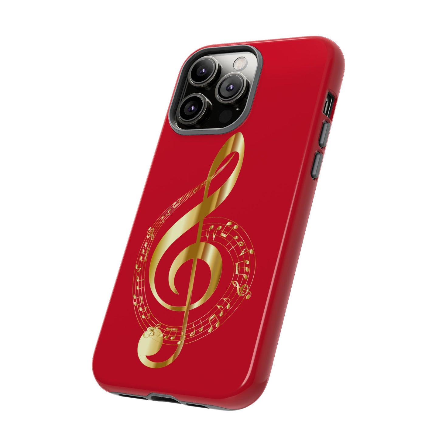 Tough Cases - Red Musical Note