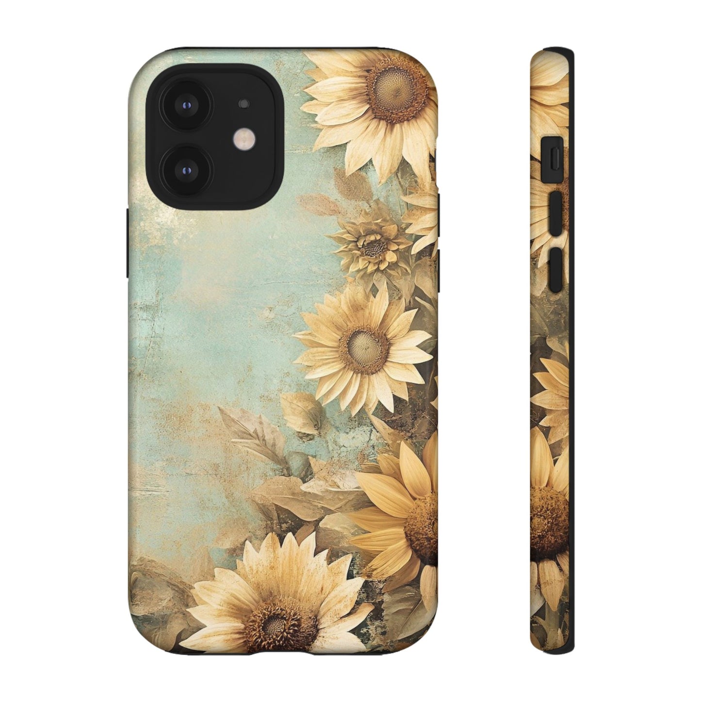 Sunflower Phone Case, Tough Shell Floral Cover, Nature Inspired Gift, Durable Protective Case, Perfect for Spring and Summer