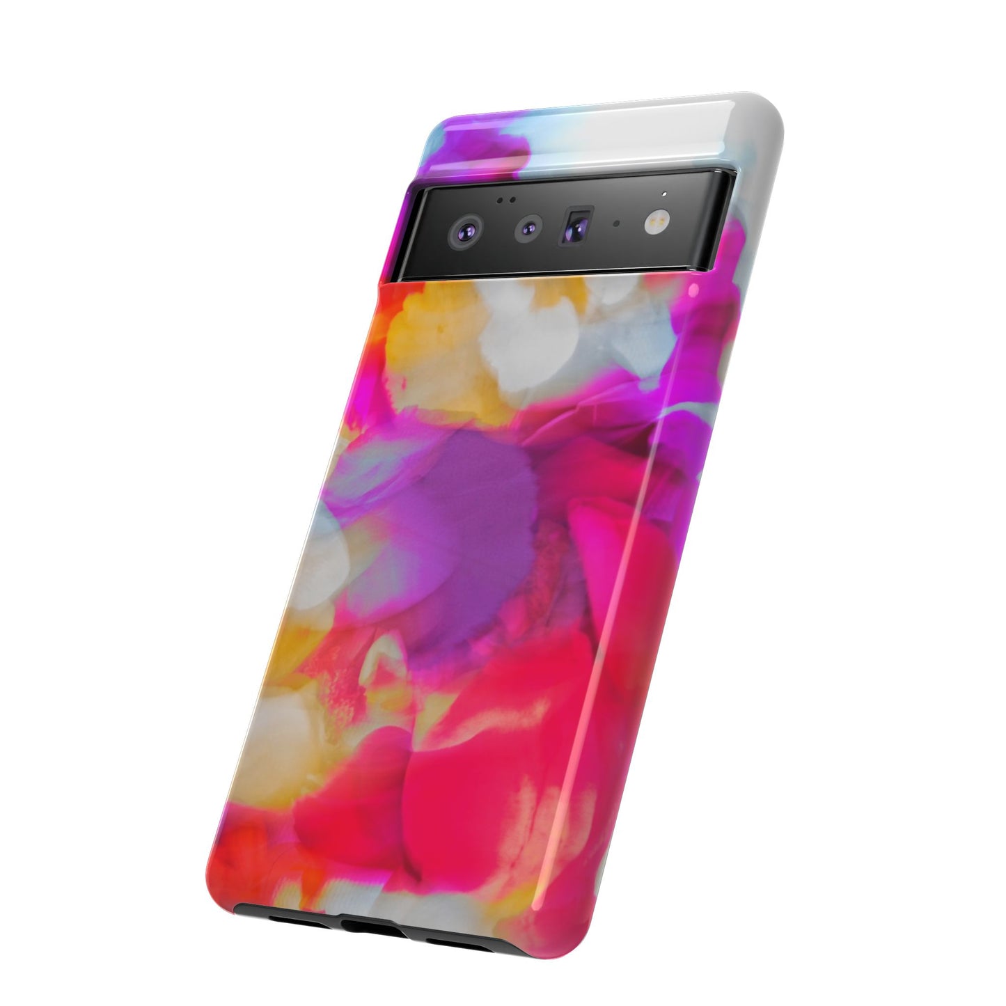 Floral Phone Case: Stylish Art for Your Device, Tough Cases, Gift for Her, Flower Print, Trendy Accessories, Phone Protection