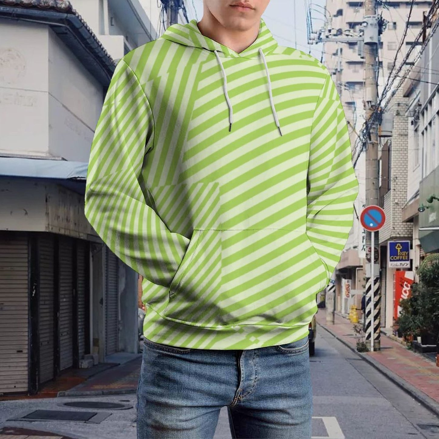 Cool Hoodie with Double-layer Cap