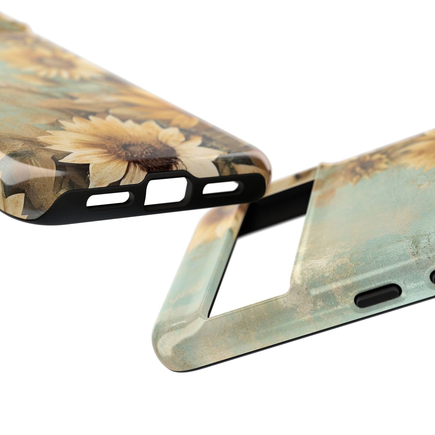 Sunflower Phone Case, Tough Shell Floral Cover, Nature Inspired Gift, Durable Protective Case, Perfect for Spring and Summer