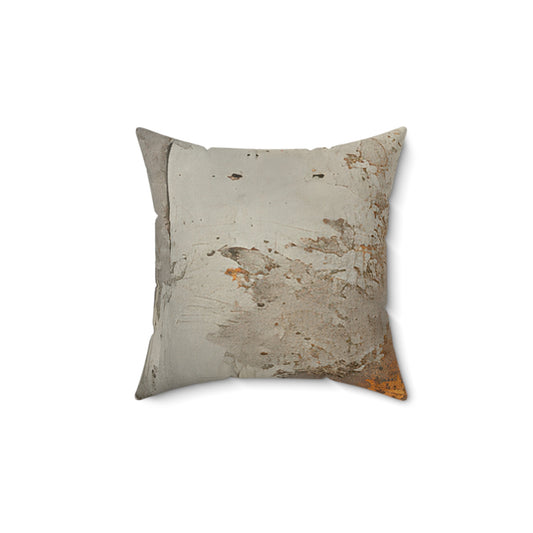 Rustic Textured Square Pillow Vintage Home Decor, Couch Accent, Boho Cushion