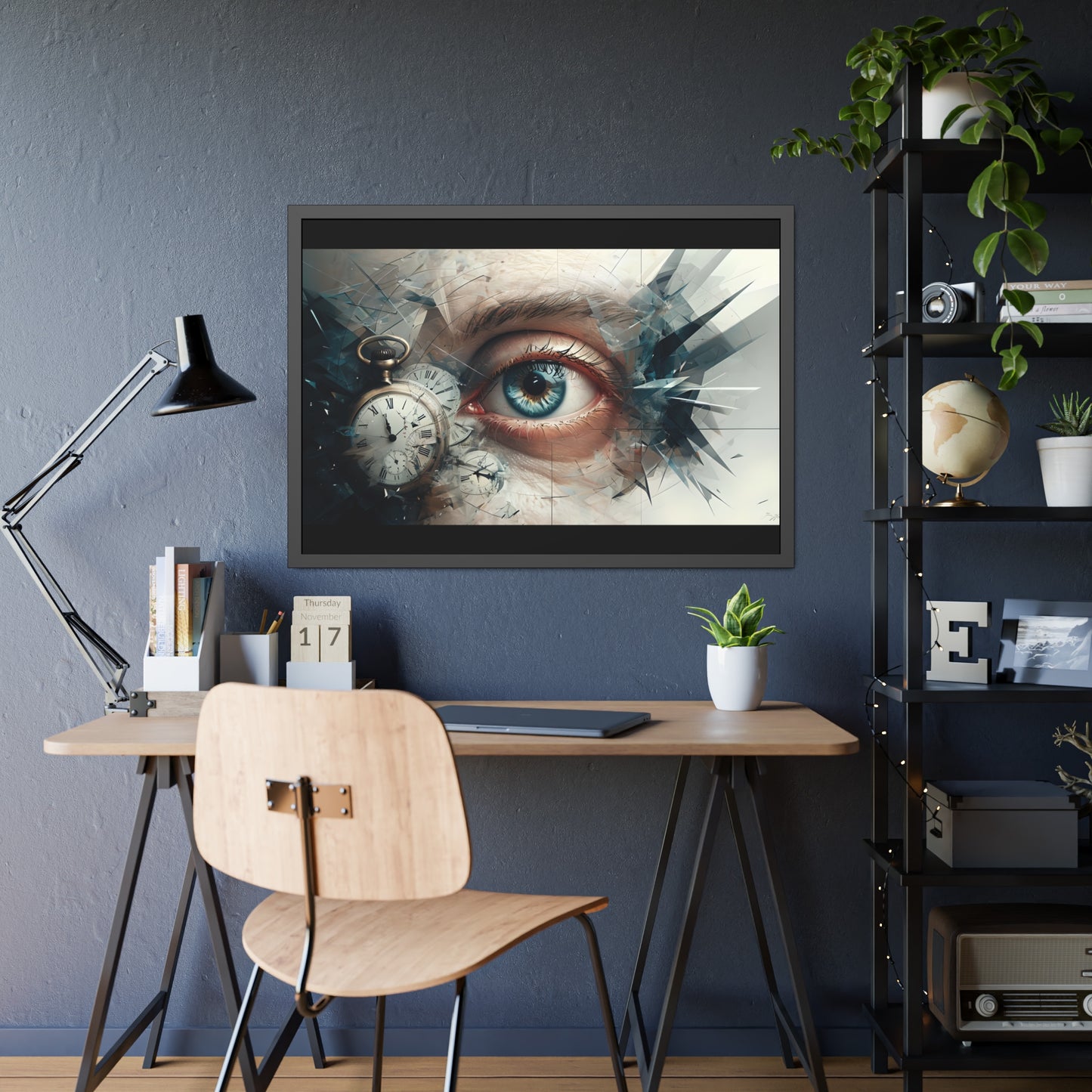 Surreal Eye Art Framed Poster