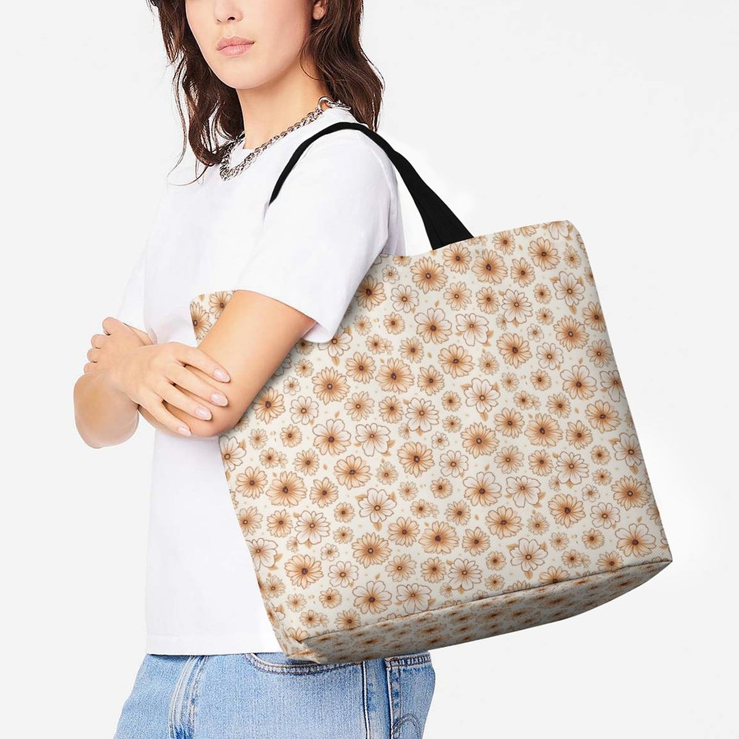 Large One Shoulder Shopping Bag