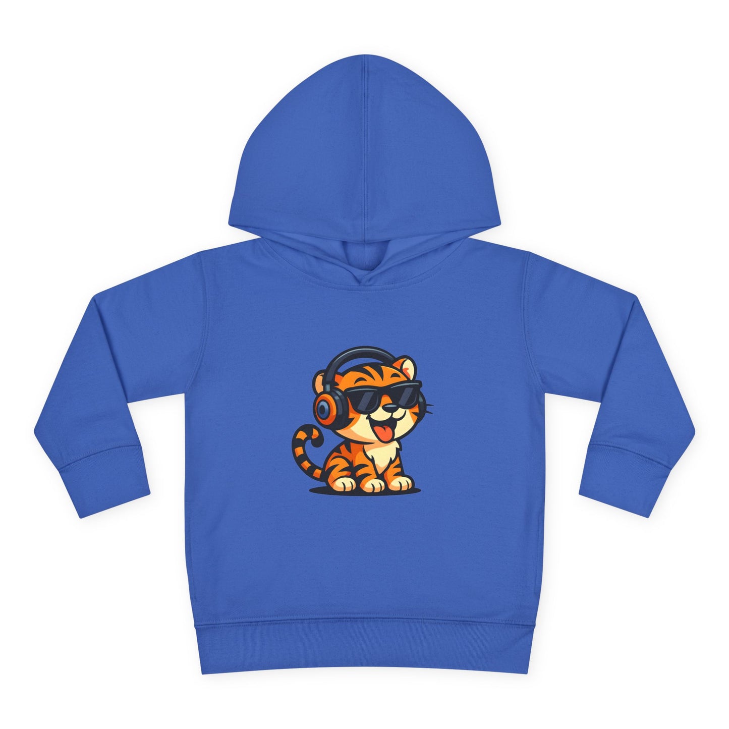Toddler Cool Cat Fleece Hoodie - Fun Kids Apparel for Playtime, Birthday Gift, Nursery, Casual Wear, Music Lovers