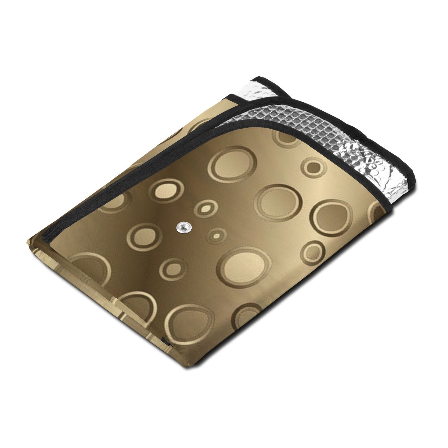 Gold Bubble Car Sunshade – Reflective Front Windshield Shade