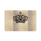 Royal Crown Gold Stripe Pet Food Mat (12x18)