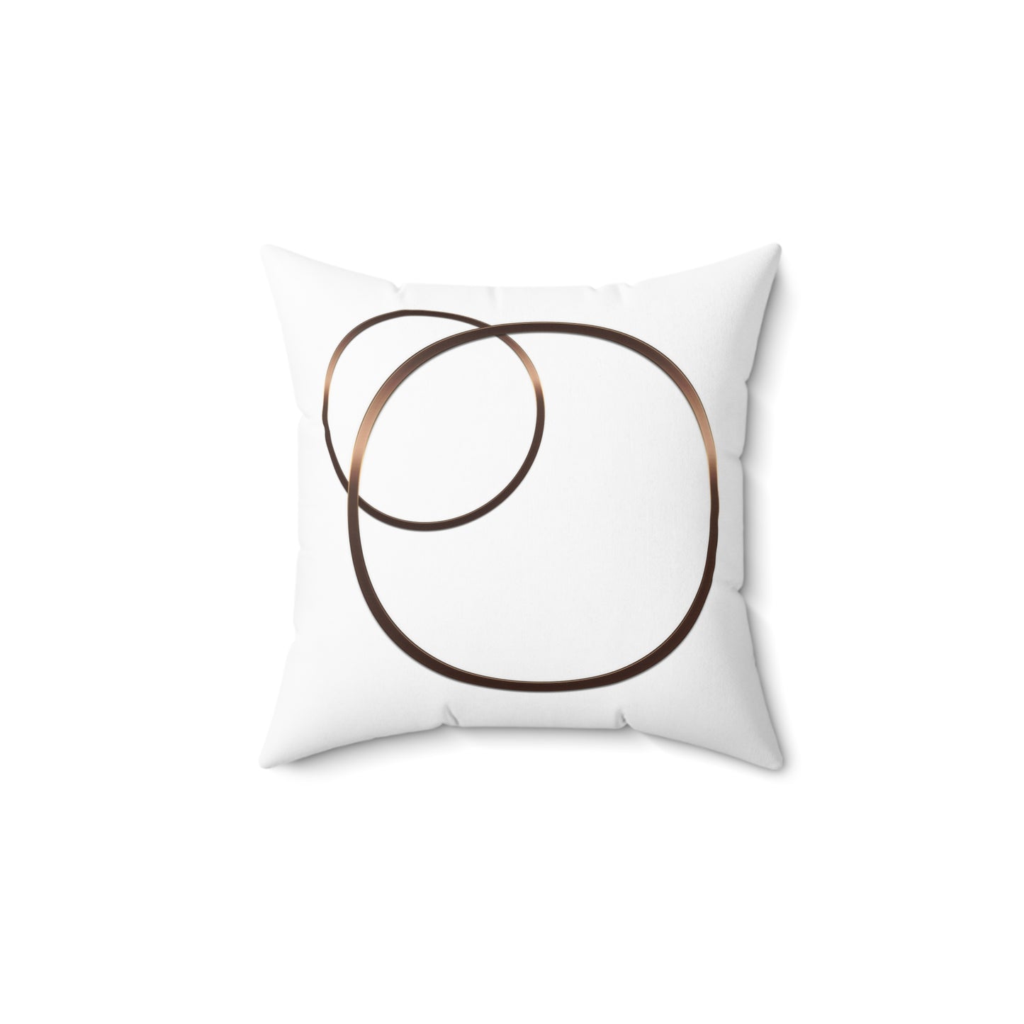 Chic Minimalist Square Pillow, Decorative Cushion, Modern Home Decor, Cozy Accent Pillow, Gift for Housewarming, Soft Polyester Pillow