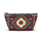 Bohemian Accessory Pouch, Vibrant Tribal Design