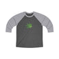 Chill Vibes Unisex Tri-Blend Raglan Tee - Leaf Design, Casual Tee, Comfortable Wear, Gift for Friends, Nature Lover Shirt